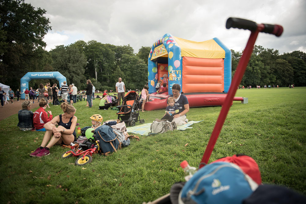 Muko-Spendenlauf Hannover 2017 - Picknick und Hüpfburg