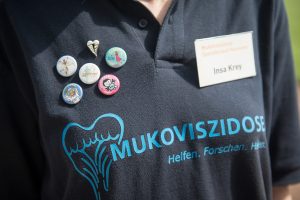 Muko-Spendenlauf Hannover 2014 - die Buttons der lezten Jahre