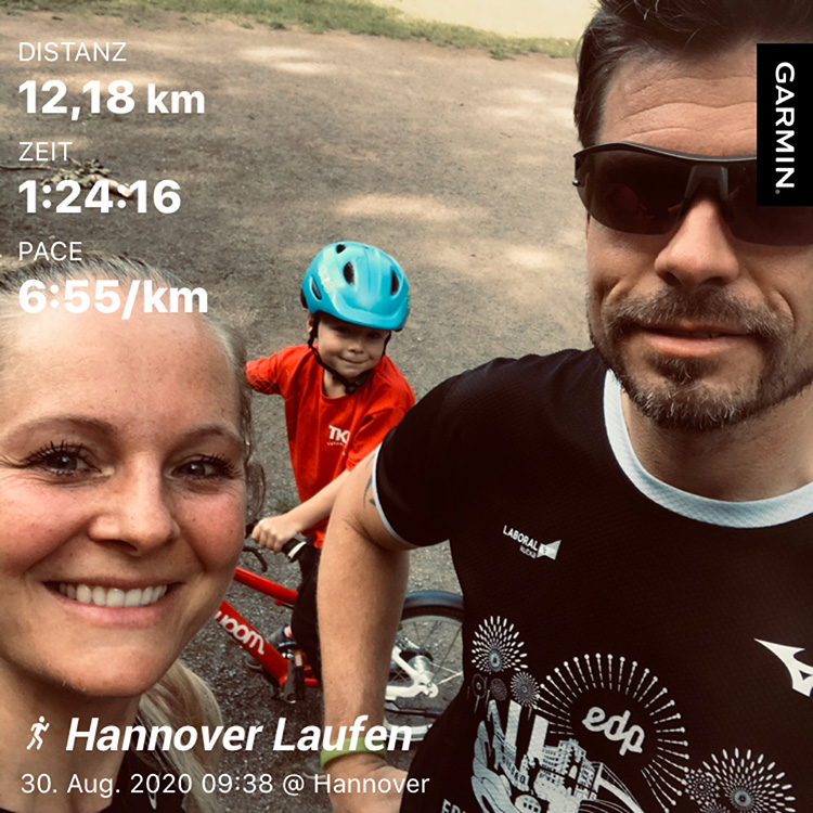 Muko-Spendenlauf 2020 Familie Hoehne