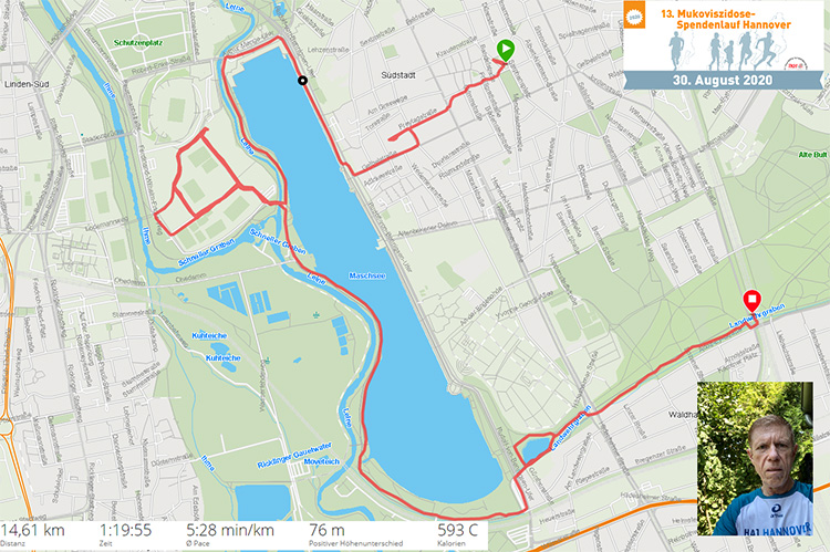 Muko-Spendenlauf 2020 Detlef