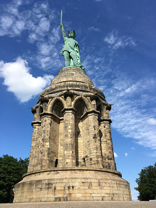 Muko-Spendenlauf 2021 - Foto vom Herrmannsdenkmal