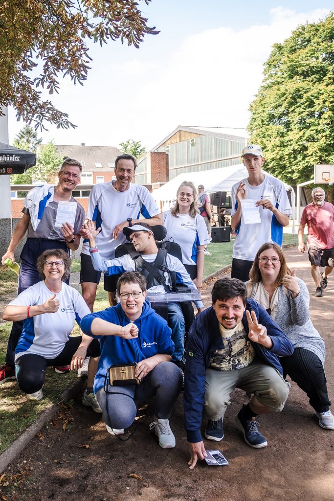 Foto Muko-Spendenlauf Hannover: Gruppenbild Lebenshilfe Seelze
